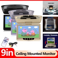 Car Roof Monitor Car TV Monitor 9 inch Roof Monitor Super Slim Full HD Flip down Roof Monitor Kereta