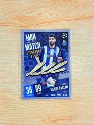 การ์ดฟุตบอล ลายเซ็นปริ้น Man of the Match จาก Topps Match Attax