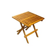 【吉迪市100%全柚木家具】UNC8-01 柚木摺疊方桌 桌子 餐桌 野餐
