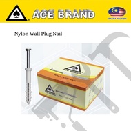 [1 pc] Nylon Wallplug Nail | Plug Nail Screw | Cabinet Furniture Screw | Anchor Screw Wall | Anchoring Expansion Screws