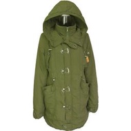 日本品牌SLY軍綠色鋪棉口袋抽繩長袖外套 M-K-C01