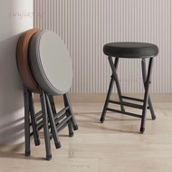 5WJ7 Folding Stool, Household Circular Stool, Fashionable And Thickened Living Room, Circular Adult 