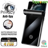 2-4 Pcs Hydrogel Privacy Film For Samsung Galaxy S25 S24 S23 S22 S21 S20 Plus Ultra Note 20 10 9 S10