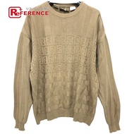 เสื้อสเวตเตอร์โลโก้ FENDI Fendi Club Zucca Pecan FF