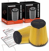 A-Premium Front Engine Air Filter Compatible with Ford Mustang 2010-2012 5.4L, 2013 5.8L, 2014 5.8L,