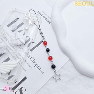 SEOUL Y2K Phone Charms, Stylish Lanyard Phone Charm Y2K Star Phone Chain, DIY Phone Sweet Girl Key C