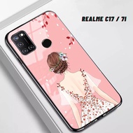 Softcase Glass Kaca REALME 7i C17 - Casing hp REALME 7i C17 [ S05 ].