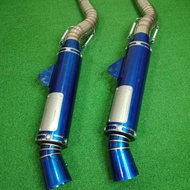 DAENG SAI 4 Pipe for RAIDER150/TMX155 BLUE