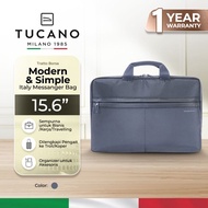 Tucano Messenger Bag Tratto M Borsa for laptop Macbook/ Up to 15.6" - Blue (BTRA15-B) | Work Bag | 1