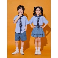 J3readystock Children's Performance Costume Elementary School Students Games Graduation Performance 