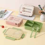 Lunch Box 1200ML 3 Compartments Free Cutlery BPA Free - HX 55965