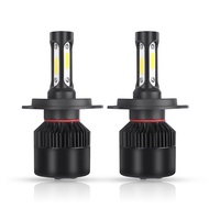 H4 LED Headlamp Auto S2 Car Headlight Bulbs 72W 8000LM 6500K for 9V to 36V 200M Lighting Range