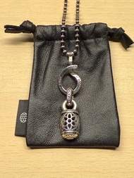 Good Art Hlywd 925 Silver Pendant Set (Baby Barrel + Mini Belt Loop Buddy + 21 inch No.3 ball chain)