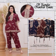 SETELAN CP ARAB MOTIF DAUN / SETELAN DASTER RENDA / SETELAN CP ARABIAN / Setelan CP Arab Dewasa