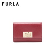 FURLA กระเป๋าสตางค์ผู้หญิง รุ่น FURLA 1927 M COMPACT WALLET สี CILIEGIA d