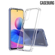 POCO M3 Pro 5G / 紅米Redmi Note 10 5G CASEBURG Clear Hybrid 雙物料 TPU軟邊保護套 亞加力透明硬底 手機殼Case 5585A