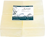 Areej Hypo-Allergenic Biodegradable Shaving Soap Base made with 100% Pure Natural Glycerin - 2 Pounds