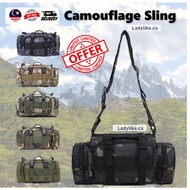 Military Tactic Bag Army Camouflage Sling Bag Unisex Waist Bag Beg Tactical Belt Bag Sport Outdoor B