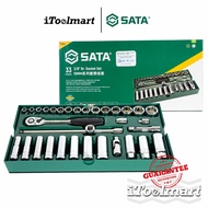 SATA Socket Set Size 3/8 Inch 33 Pieces 09902