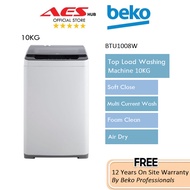 BEKO 10KG Toploader Washing Machine Auto Washer Machine Mesin Basuh Auto 洗衣机 洗衣機 BTU1008W