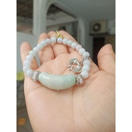 D78 Ready Stock BAMBOO jade Bracelet 翡翠竹节手串 SC