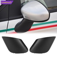 LOVETOUCH Car Side Door Rearview Mirror Cover Left Right Rear View Mirror Cover Rearview Cap For Fia