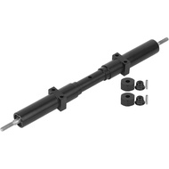 RC Wheel Axle 1/10, Lightweight Sturdy Replacement Axle for Tamiya RC Tractor Truck, Easy Install Up