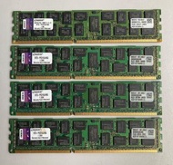 95%新行貨Kingston 8G 2Rx4 PC3L-10600R 1333MHz DDR3 ECC SDRAM 4條x 8G 共32G（台灣製造）