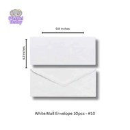 White Mail Envelope | Sold per 10pcs