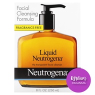 Neutrogena Facial Cleanser Liquid Neutrogena 236 ml fragrance free สบู่ล้างหน้าสุตรน้ำ จาก นูโทรจีน่