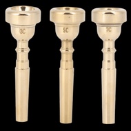 UAENAU 3 Pack Set​ ​Brass Mouthpiece​, ​Trumpet Mouthpiece 7C/5C/3C​ Gold Trumpet Mouthpiece Set​, B