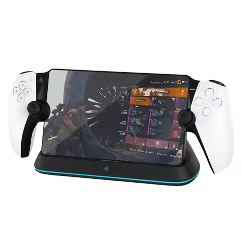 Handheld Charging Dock Type-C PS5 Portal Streamer Dock Touch RGB Light Control for PS5 Portal Remote