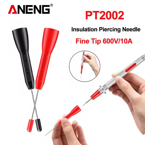 ANENG PT2002 Insulation Piercing Needle 1mm Pin Non Destructive Universal Multimeter Test Probe 10A 
