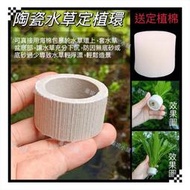 水草固定 水草定植環 定植棉 陶瓷環  鱼缸沉環 重力環 定植籃 快速造景 培菌濾材
