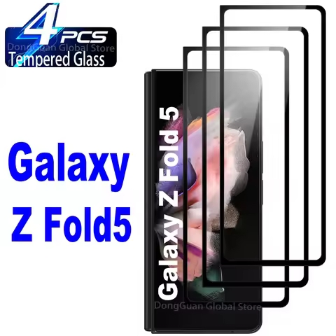2/4Pcs Tempered Glass For Samsung Galaxy Z Fold 5 Z Fold 4 Z Fold 3 Z Fold 2 Screen Protector Glass 