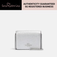 PRE-ORDER COACH Mini Wallet On A Chain CE666