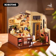 [Bản Tiếng Anh] Mô hình ROBOTIME Nhà bếp Rolife DIY Miniature House Kit DG159. Nhà Búp bê Tự làm bằn