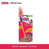 KONG ของเล่นแมว Connects Scratch ไม้ขนนก CA427
