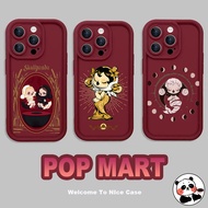 POP MART Case For Huawei P Smart + 2021 Y9 Y7 Y6 Pro Y5 Prime 2019 2018 Y9A Y7A Y6P Y5P 2020 Cover Cute Cartoon Baby Doll Soft TPU Ladder Shockproof Phone Casing Cases