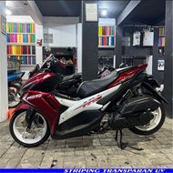 POLET MOTIF STRIPING STICKER ALL NEW AEROX CONNECTED 155 NVX TRANSPARENT Uv PHILIPPINES VIBES