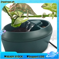 Reptile Chameleon Cantina with Snacks Trough, Drinking Fountain Water Dripper for Amphibians Insects