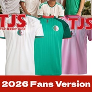 TJS Algeria 2026 Home / Away Football Jersey Pink Soccer T Shirt