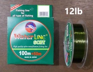 Senar Water Line Soft 0.28mm - 12lbs Golden Fish Nylon Monofilament Pancing 150 Meter Lomba Galatama