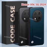 Honor X9c 5G 2024 Luxury Plain Skin Leather Phone Casing  For Honor X9c HonorX9c X9 X9b X9a a b c 9c