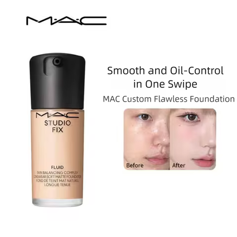 MAC Studio Fix Fluid 30ml 24HR Matte Oil Control Foundation | face makeup | Shades: N12/NC12/NC15/N1