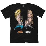 Aew CODY STREET FIGHTER X AEW KENNY OMEGA EXCLUSIVES TSHIRT T-SHIRTS