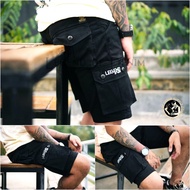 STAR COLECTION - Celana cargo pendek pria / cargo pria pendek banyak saku Star Denim