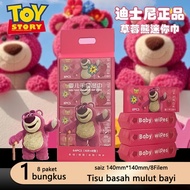 8Pack Lotso Baby Wipes Tissue Cuttie Bear Pack Wet Tissue Travel Cleansing Towelettes Tisu Basah Bab