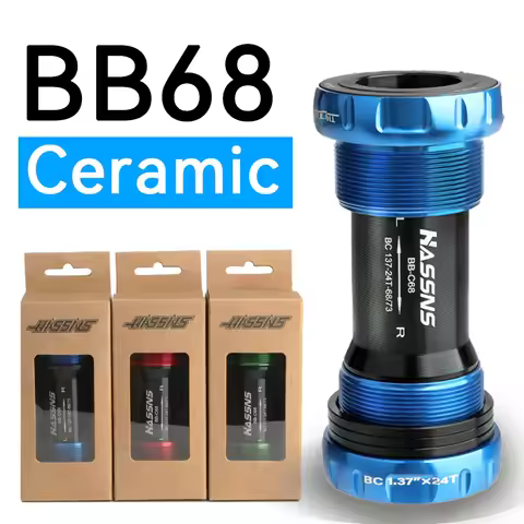 BSA 68 Ceramic Bottom Bracket 24mm BB68 Threaded Bicycle BB Central Movement Bottom Bracket 68mm 73m
