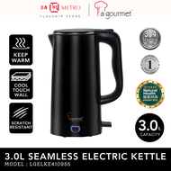 La Gourmet 3.0L Healthy Seamless Kettle With Keep Warm Function - Matte Black LGELKE410955